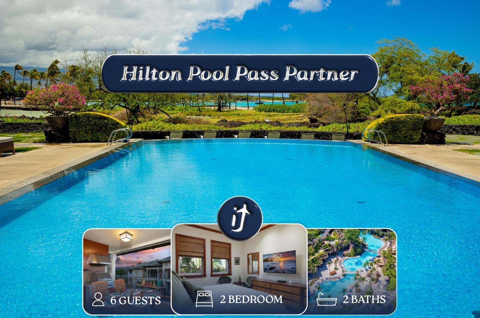 הוילה וויקולואה Hilton Pool Pass Included, Kolea - Luxe Penthouse מראה חיצוני תמונה